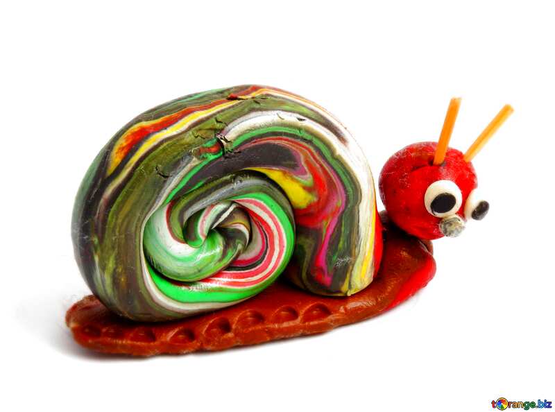 Plasticine snail №17309