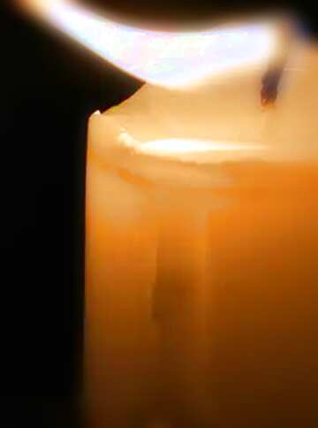 FX №48009 candle blur frame fragment