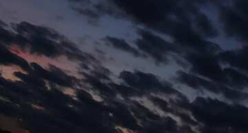 FX №49222 Dark  Sky after sunset