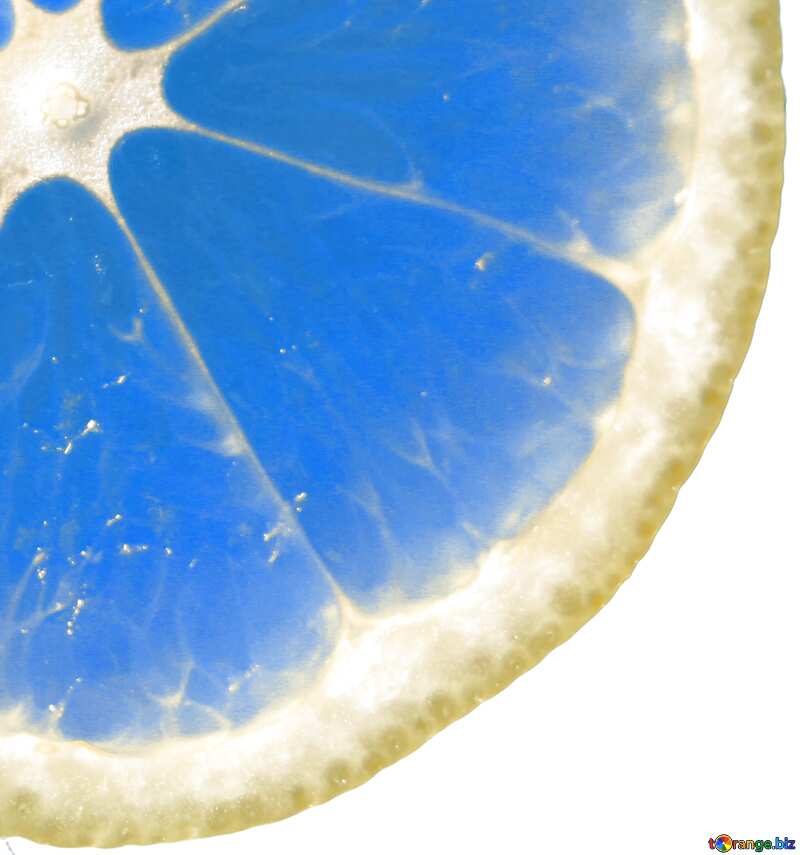 Blue color. Blue lemon. №40833