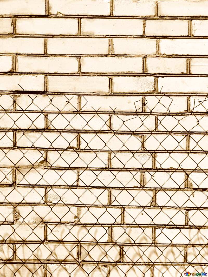 Texture white brick wall №26918