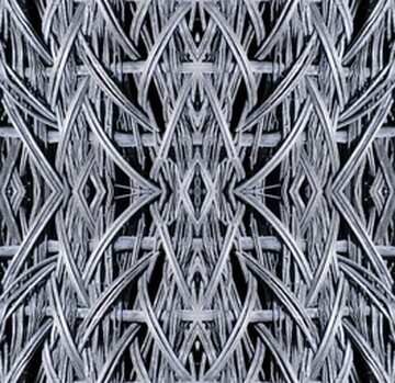 FX №50207 repetitive pattern evoking the fibers of the frame of