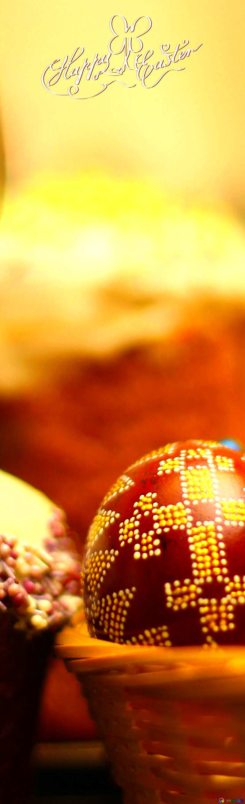 Happy Easter banner background №30329