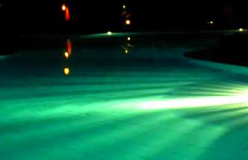 FX №59322 Abdeckung. Die Pools in der Nacht.