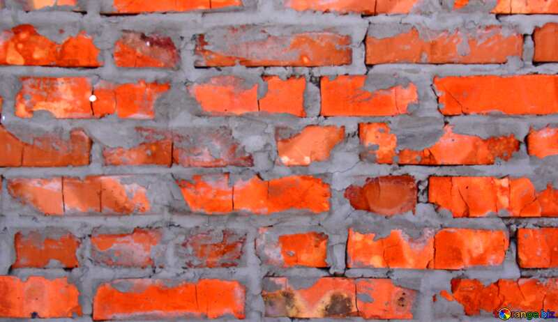 Abdeckung. Eine Mauer aus rotem Backstein Textur. №816