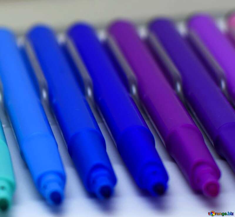 Blue  pens №16823