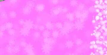 FX №68826 Snowflakes and Christmas tree clipart pink background
