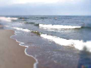 FX №7113 Summer sea blur frame