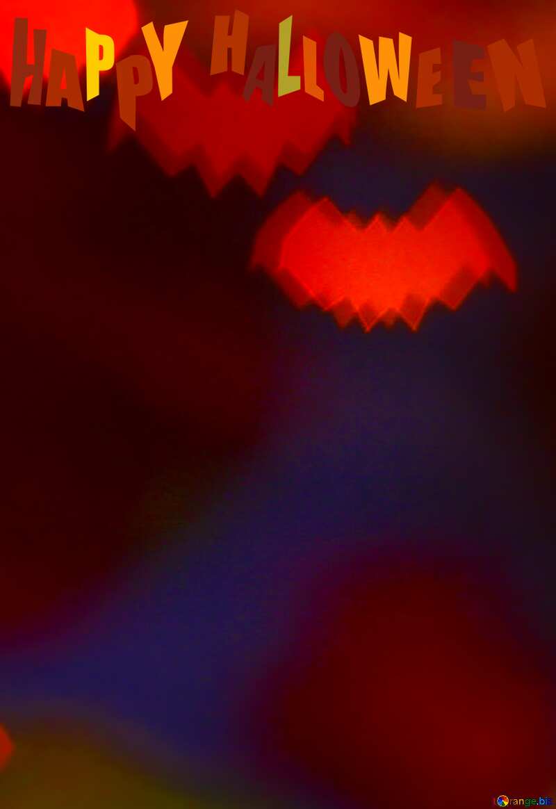 Blurred background halloween  №35508