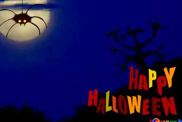 FX №73608 Happy halloween card background