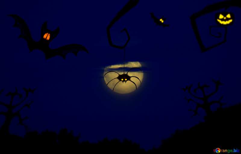 halloween background for powerpoint №40474