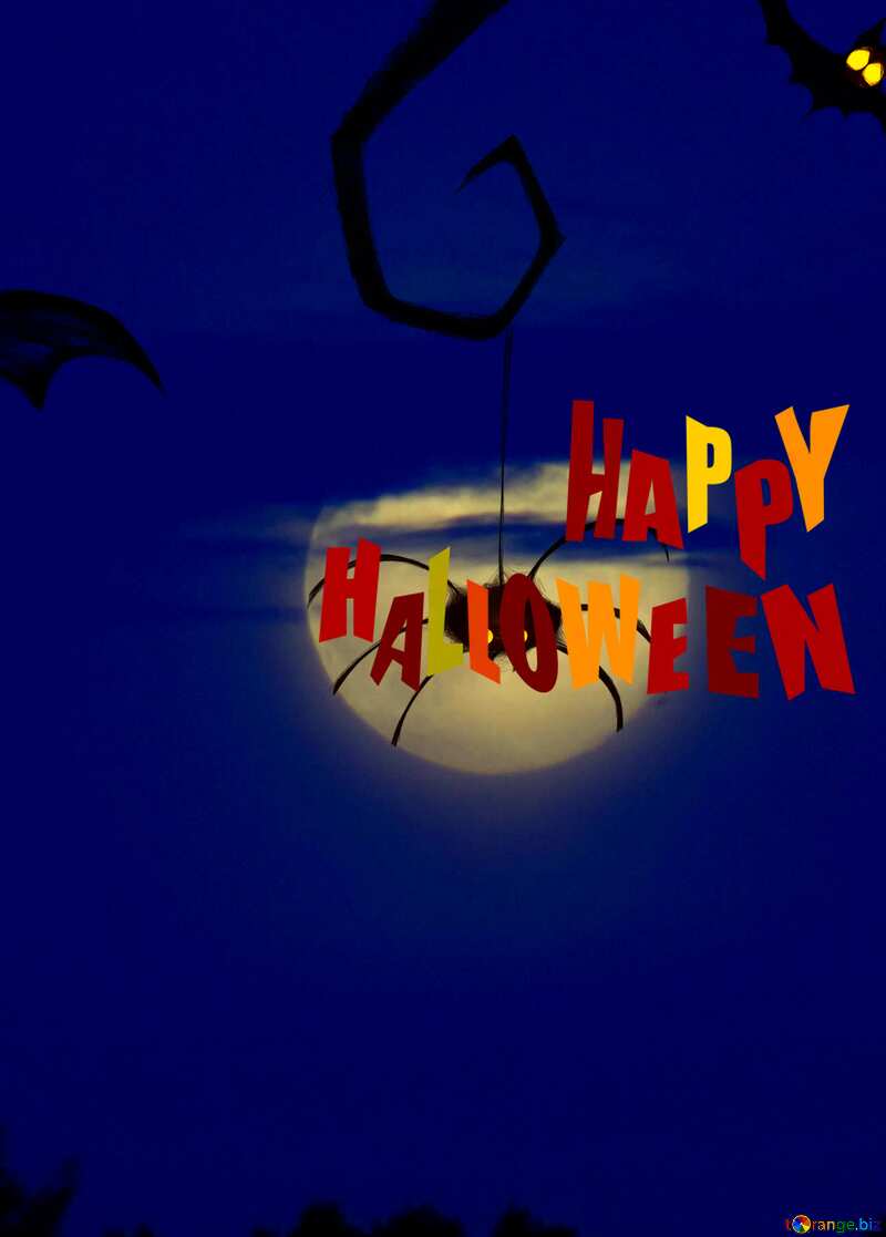 halloween card background №40474