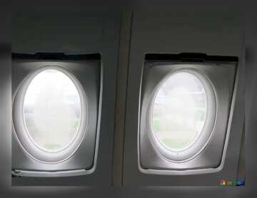 FX №74748 airplane windows