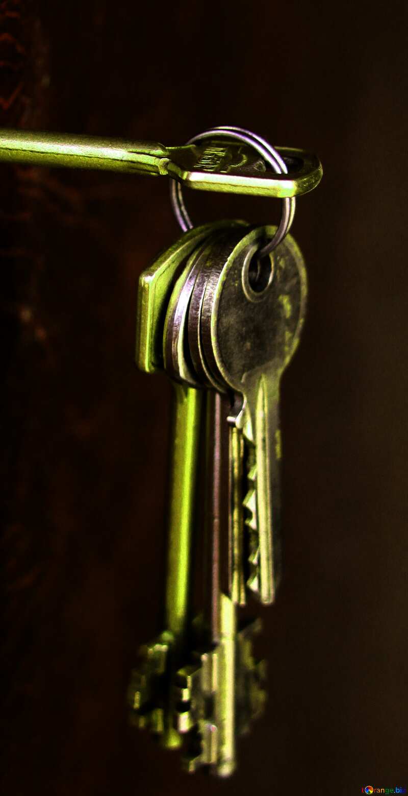 Keys in door lock  №1695