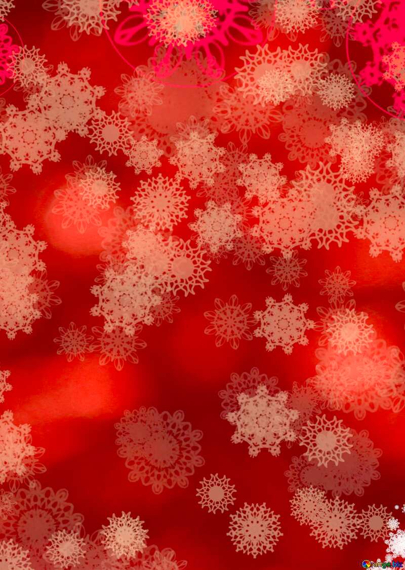  red background With snowfall №40682