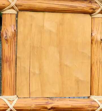 FX №76638 Blank wood  frame template wooden texture
