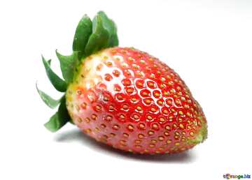 FX №76837 Strawberries on white baclground