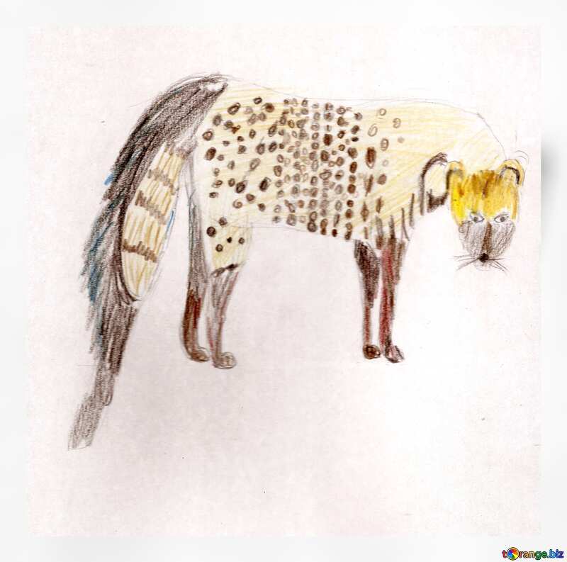 Children draw African civet №48237