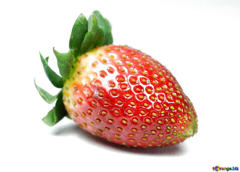 Strawberries on white baclground №9116