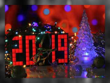 FX №77651 2019 New Year Christmas pictures 