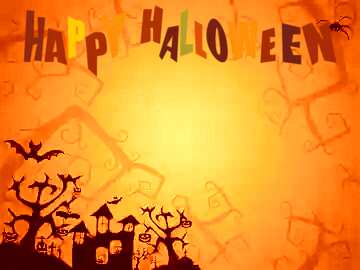 FX №77770 Halloween background for card