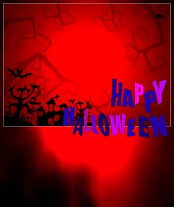 FX №77761 Happy Halloween background for card