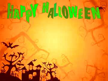 FX №77772 Happy Halloween background card
