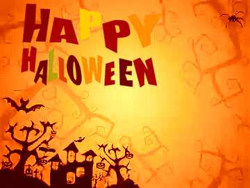 FX №77771 Happy Halloween background cards    