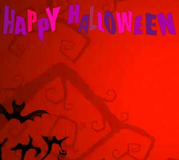 FX №77777 Happy Halloween red card
