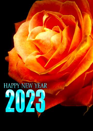 FX №77965 Happy New Year Card with text