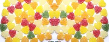 FX №77937 Colorful hearts  background