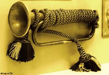 FX №77929 Vintage Bugles military trumpeter    