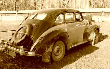FX №77738 Vintage car Opel 