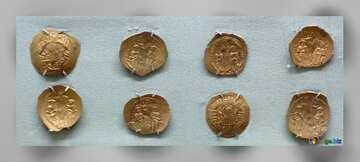 FX №77657 Vintage gold coins 8th century AD 