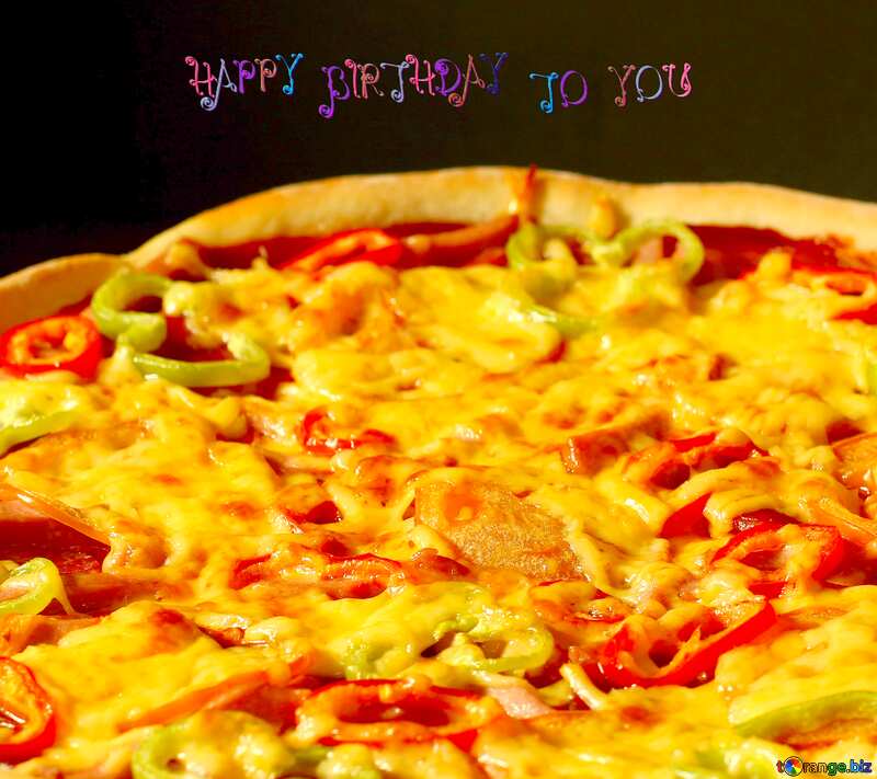Happy Birthday Pizza   №38036