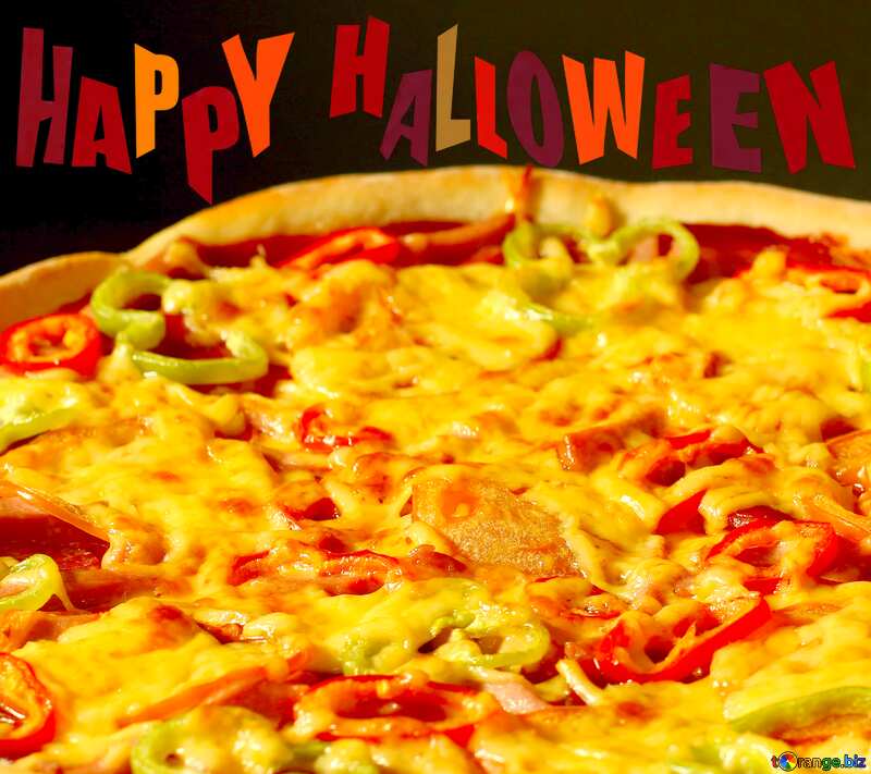 happy Halloween Pizza     №38036