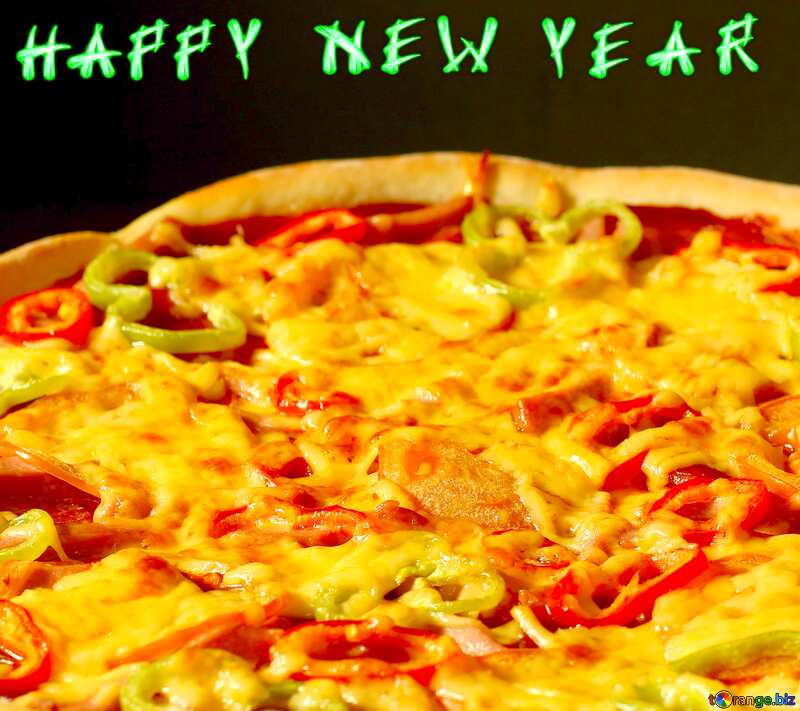 Happy New Year Pizza №38036