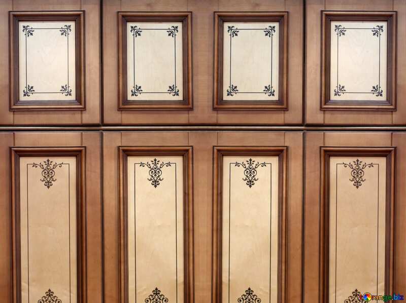 Texture old wood door  №47191