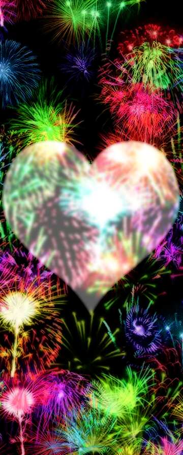 FX №78764 Background fireworks love