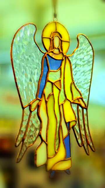 FX №79806 stained glass angel