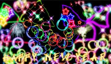 FX №79130 happy new year Celebratory children`s background