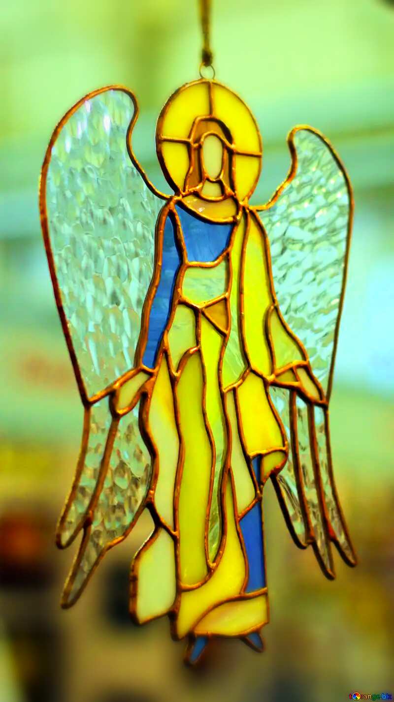 stained glass angel №49161