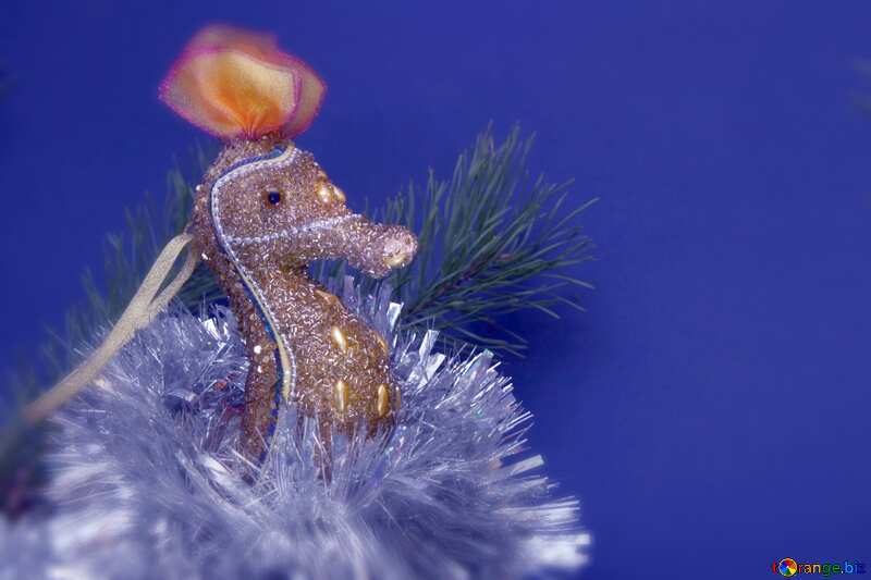 Le meilleures images. Noël décoration Hippocampe. №2356
