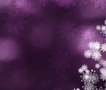 FX №82876 снежинки на фиолетовом фоне