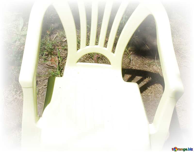 Download free picture White plastic chair on CCBY License Free Image