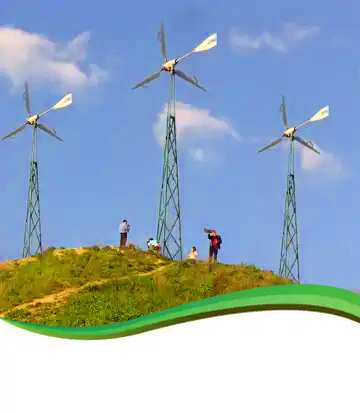 FX №85547 Three wind turbine hill