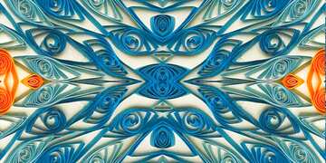 FX №85759 Quilling  background pattern