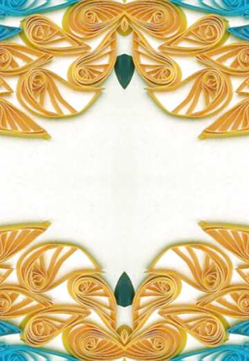 FX №85781 Quilling  frame border