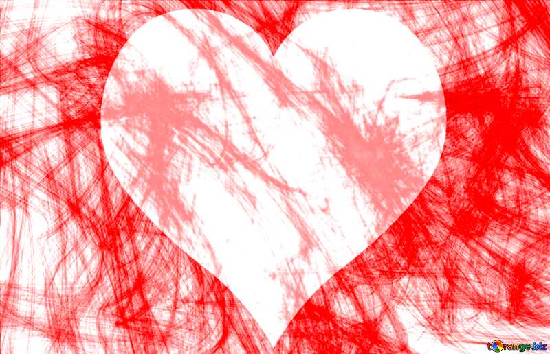 Red heart  background №40608