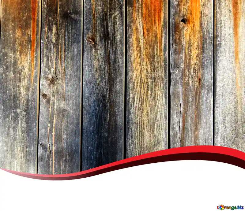 Texture of dark wood red ribbon border №28733